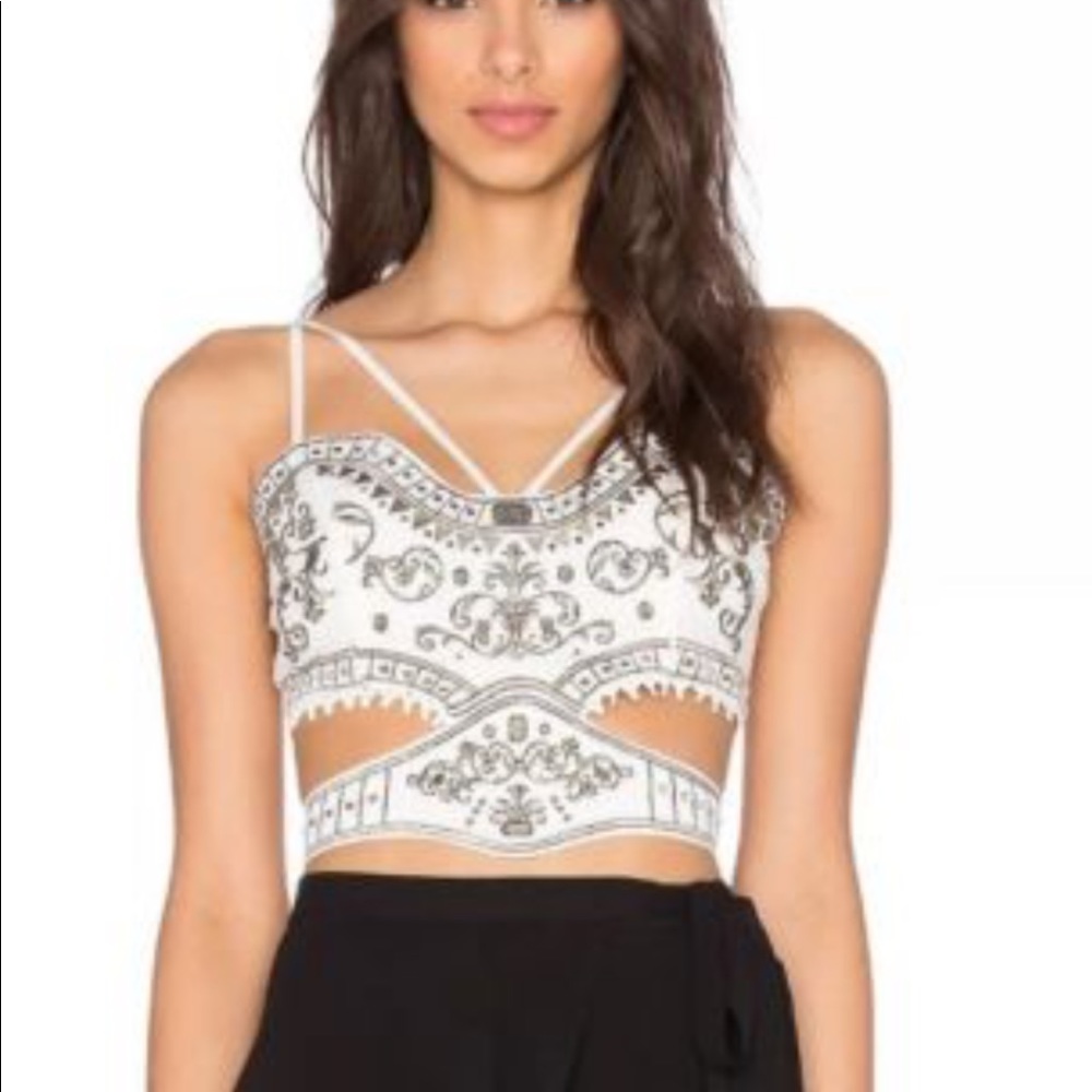 The Jetset Diaries emperors crop top